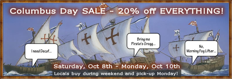Columbus Day Sale, 2016