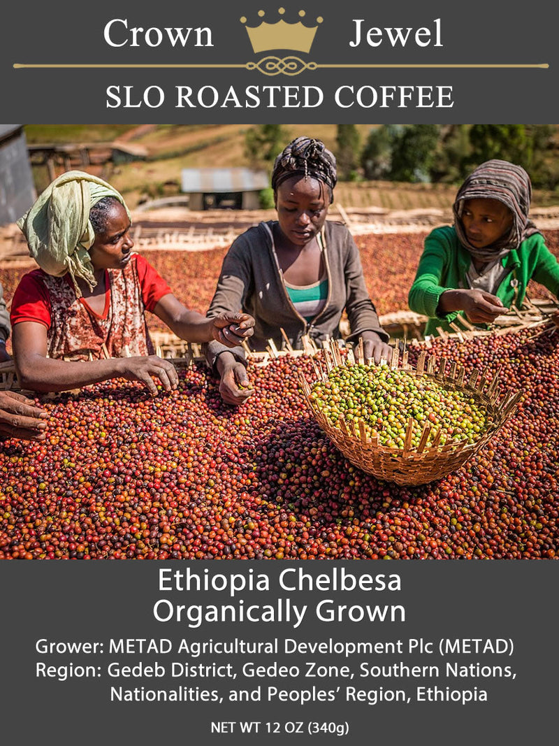 Ethiopia Chelbesa Organically Grown Crown Jewel - 12oz. Bag