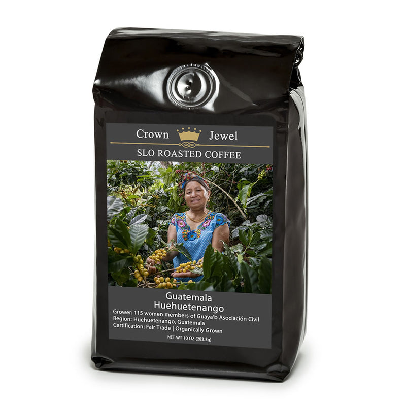 Guatemala Huehuetenango Organically Grown Crown Jewel - 10oz. Bag