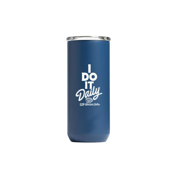 Stainless Steel 16 oz. Tumbler - I Do It Daily Logo