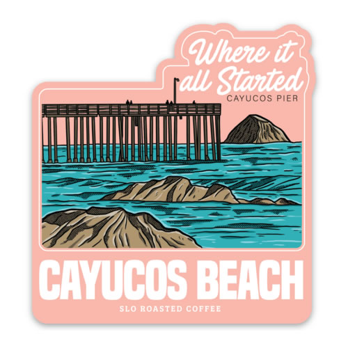 SLO Roasted Stickers - Points of Interest