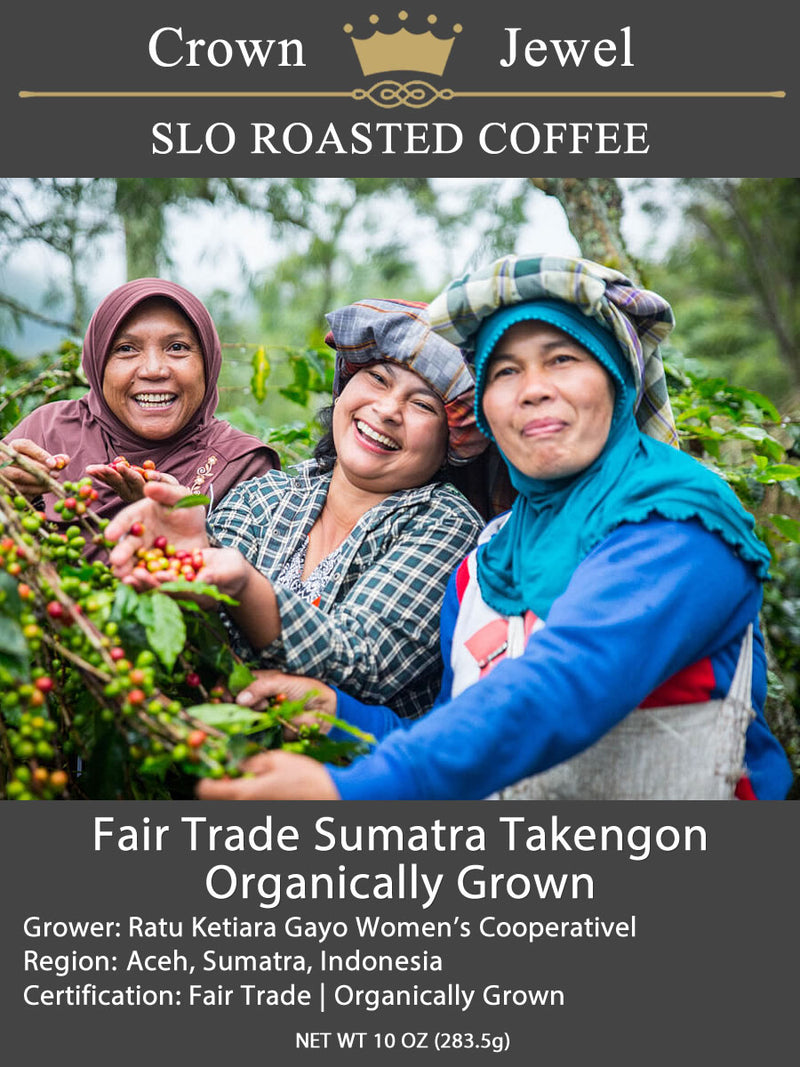 Sumatra Takengon Organically Grown Crown Jewel - 10oz. Bag