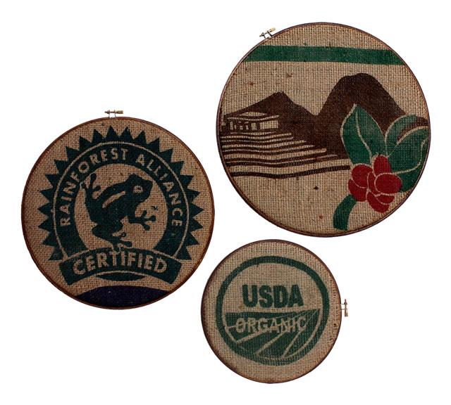 Set of 3 Wall Art Hoops