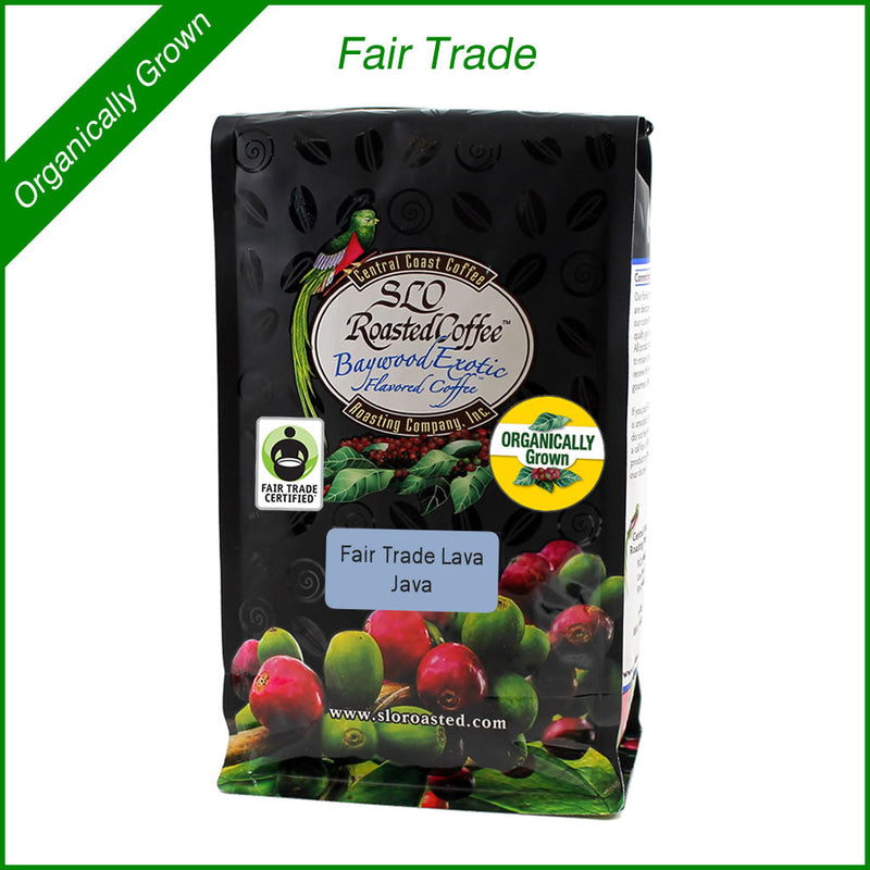 Fair Trade Organically Grown Lava Java