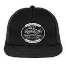 SLO Roasted Adjustable Mesh Back Trucker Hat - Black