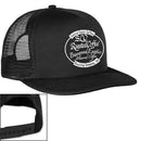 SLO Roasted Adjustable Mesh Back Trucker Hat - Black