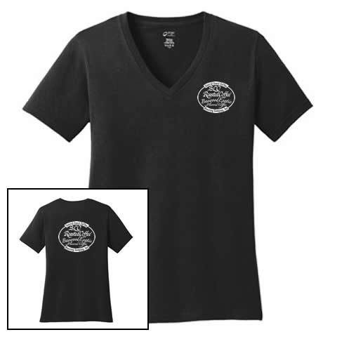 SLO Roasted Women's V-Neck T Shirt